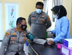 Jelang HUT Bhayangkara Ke -76 Polres Tubaba Menggelar Bhakti Kesehatan Donor Darah