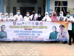 HARGANAS Ke 29 : UPT DINAS P3AP2KB Kab. Waykanan Wilayah V KB Serentak Sejuta Akseptor