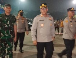 Melalui Apel Kring Reserse, Kapolres Bersama Dendim Ciptakan Kondusifitas di Stadion Wibawa Mukti