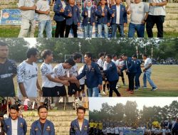 Dua Tim Bertarung Di Final Turnamen Sepak Bola Katar Desa Nagasari