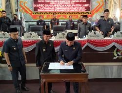 DPRD Gelar Sidang Paripurna Pembahasan Rancangan Perubahan APBD Lampung Utara