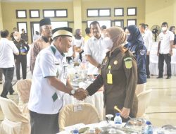 Bupati Lampung Timur M Dawam Rahardjo menyambut Pisah Kepala Kejaksaan Negeri Lampung Timur