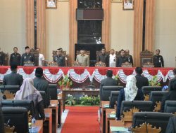 Rapat Paripurna DPRD Lampung Timur Pengambilan Keputusan Terhadap Raperda Perubahan APBD