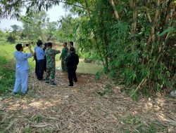 Tanggul Anak Sungai Citarum Longsor, Dansektor Satgas Citarum Harum Sektor 16 Adakan Rapat
