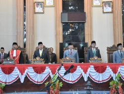 Wakil Bupati Hadiri Acara Pelantikan Pimpinan DPRD Lampung Timur Sisa Masa Jabatan