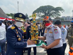 Harhubnas Tingkat Provinsi Jawa Barat, Dishub Kota Bekasi Raih Juara 1 Lomba Yel Yel dan Juara III Paduan Suara