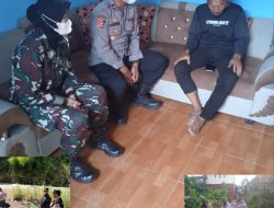 Kapolsek Dan Danramil 1102/Karangpawitan Ta’zjiah Ke Keluarga Almarhumah Lisnawati