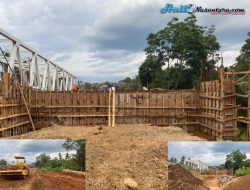 Warga Sambut Baik Proyek Pembangunan Jembatan Penghubung Dari Lampura Ke Bukit Kemuning