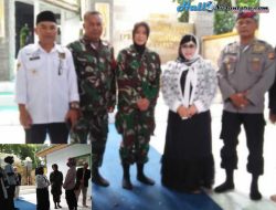 Ziarah Ke Makam Godog, Danramil Dan Kapolsek Karangpawitan Dampingi Putri Wapres