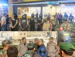 Kombes Pol Gidion Arif Setyawan Bersama Dandim 0509 Kabupaten Bekasi Letkol Inf M. Horison Ramadhan Menggelar Apel Siaga Kring Serse