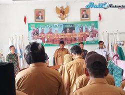 Melalui Musdes Babinsa Tekankan Sinergitas Pemerintah Desa Srijaya