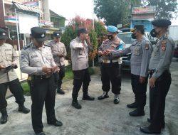 Apel pagi Dan Pemeriksaan Dokumen Identitas Diri Polsek Karangpawitan