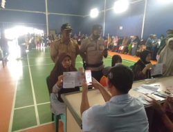 Kades Sindanglaya Hadiri Penyaluran BPNT, BLT BBM, PKH Warganya