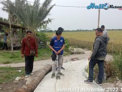 Woooow!!! Proyek Jaling Kampung Galian Desa Sukaindah Ketebalannya Seperti Opak Singkong