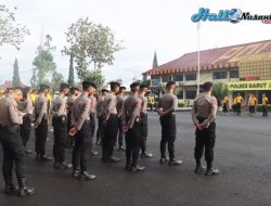 Pelaksanaan Apel Pagi Dan Olahraga Bersama Tingkat Polres Garut