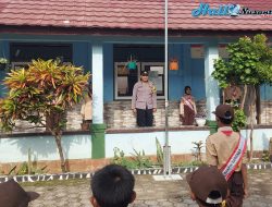 Bhabinmas Desa Mundusari Berikan Pengarahan Dan Pembinaan Kepada Siswa SDN Budikarya