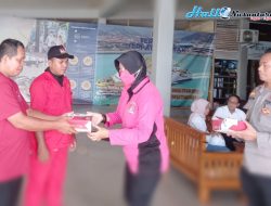 Polsek KSKP Merak Adakan Warung Jum’at Salah Satu Commander Wish Polda Banten