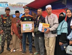 PP YPI Al-Maarij Dan Pelajar NU Darmaraja Salurkan Bantuan Kepada Korban Gempa Cianjur