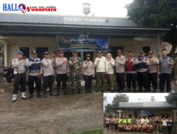 Kapolsek Pebayuran Pimpin Apel Gabungan Muspika Kecamatan Pebayuran, Amankan Malam Tahun Baru