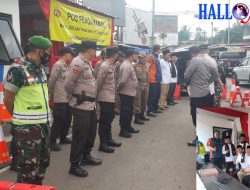 Apel Siaga Gabungan Polsek Dan Koramil 1102/Karangpawitan Untuk Pengamanan Nataru