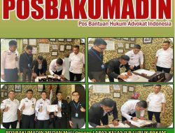 Pos Bantuan Hukum Advokat Indonesia MoU & MoA Dengan Lapas Kelas II B Lubuk Pakam