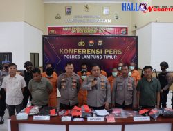 Polres Lampung Timur Polda Lampung, Menggelar Konferensi Pers Ungkap Kasus C3