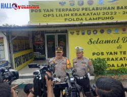 Kapolda Lampung, Operasi Lilin Krakatau 2022 Untuk Laka Lantas Mengalami Penurunan Di Bandingkan Operasi Lilin Krakatau 2021