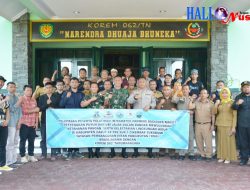 Pelepasan Peserta Pelatihan Duta Tani Milenial Garut Oleh Danrem 062 Tarumanagara