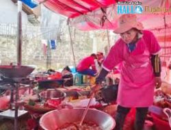 Posko Bantuan Kemensos Warungkondang Imbau Warga  Mendirikan Dapur Umum Mandiri Terdekat