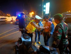 Antisipasi Gangguan Kamtibmas Jelang Akhir Tahun, Polres Lampung Utara Gelar Patroli Gabungan
