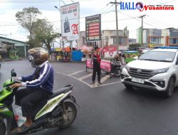 Giat Gatur Rawan Pagi Polsek Karangpawitan Di Pos Pam Nataru Bundaran Suci