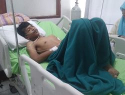 Seorang Pemuda Di Tusuk Dadanya Hingga Tembus Ke Paru-paru Orang Tidak Di Kenal
