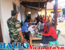 Pantau Kesehatan Balita, Babinsa Koramil 13 Kedungwaringin Berikan Pendampingan