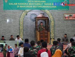 Sambut Tahun Baru 2023, Korem 062/Tn Gelar Kegiatan Doa Bersama Dan Santunan