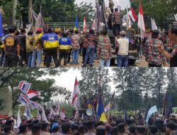 Demo Ratusan Massa Di Pemkab Bekasi Desak DPRD Berhentikan Pj Bupati Bekasi