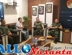 Jaga Sinergitas TNI-Polri Dandim 0509 Sambut Kunjungan Kapolres Metro Bekasi