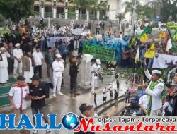 Ribuan Massa Kabupaten Garut Dari Berbagai Elemen Ikuti Aksi Bela Islam