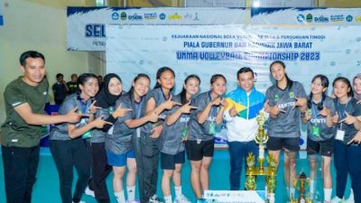 SMAN 1 Cisaga Dan SMAN 10 Bandung Sabet Juara 1 Putra Dan Putri Kejurnas Bola Voli Antar-SMA Dan Perguruan Tinggi UNMA Volleyball Championship 2023