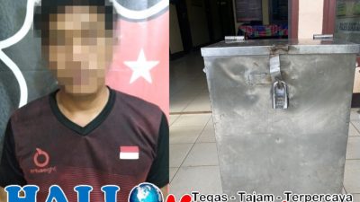 Aksinya Terekam Cctv, Terduga Pelaku Pencurian Kotak Infak Masjid Diringkus Polisi