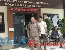 Satpol PP laporkan Oknum Perusak Segel Ke Polres Metro Bekasi
