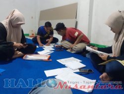 Kejar Target, Pantarlih Desa Sirnajaya Gercep Berikan Laporan Hasil Kerja Pada PPS