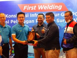 Wujudkan Industri Ramah Lingkungan, FajarPaper Terima First Welding Infrastruktur Pipa Gas Bumi Dari PGN