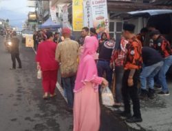 Bidang Hankam PP MPC Garut Berbagi Takjil 2000 Bok Makanan Pada Pengguna Jalan