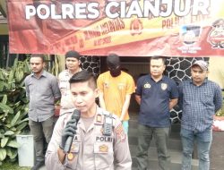 Polsek Pacet Gelar Konferensi Pers, Terkait Tindak Pidana Kekerasan Terhadap Anak.