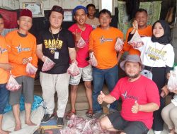 Jurpala Indonesia Kurban Satu Sapi untuk 150 Kepala Keluarga