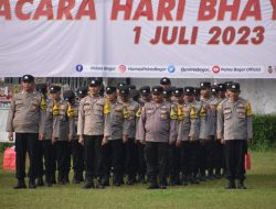 Polres Bogor Gelar Upacara Peringatan Hari Bhayangkara Ke 77 Tahun 2023