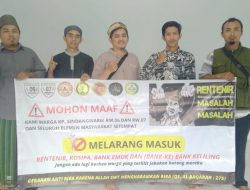 Tokoh Dan Berbagai Elemen Masyarakat, Bergabung Menolak Adanya Bank Emok