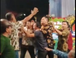 Diduga Mabuk, Oknum Kades Ribut Dengan Warga Di Acara Jaipong Pesta Hajatan