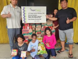 FajarPaper Salurkan Bantuan ke Panti Asuhan Korban Kebakaran di Bekasi