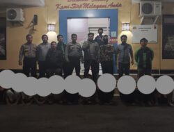 12 Orang Pelajar Yang Diduga Hendak Tawuran Berhasil di Amankan Pihak Kepolisian